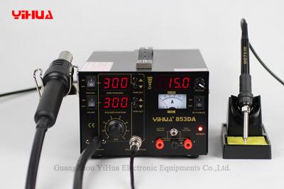 China 3in1 Display Digital Soldering Station , 853DA Hot Air Rework Station for sale