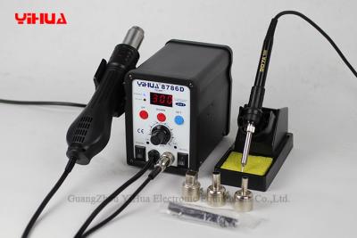 China SMD Rework Station Hot Air 2 IN 1 Soldering Station With LED Display for sale