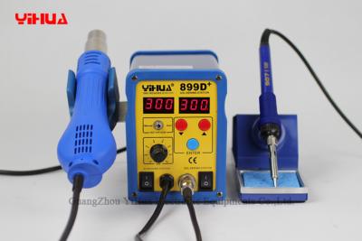 China Temperature Control Digital Soldering Station YIHUA 899D+ 2 IN 1 Mobile Phone Repair Tool for sale