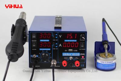 China YIHUA 853D 2A 4 LED with 5V USB new type 3in1 Hot-Air Soldering Station for sale