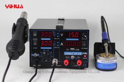 China Hot-Air Soldering Station YIHUA 853D 1A 4 LED USB 4 Digital Precise Display for sale