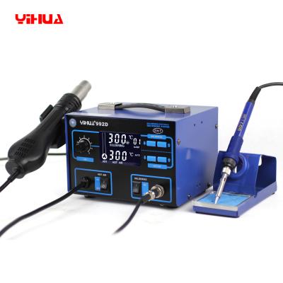 China LCD Display 2 In 1 Soldering Station , YIHUA 992D Rework Station for sale