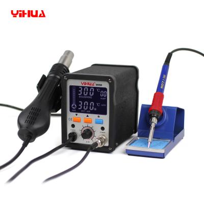 China Estación de la reanudación de la alta precisión SMD de YIHUA 995D 2 in1 LCD 720W para la reparación del teléfono móvil en venta