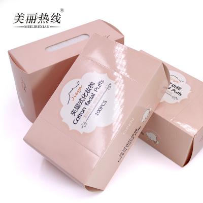 China Disposable Soft Cotton + Water Cotton Toner = 5 Layers Makeup Remover Natural Skin Care Soft Pad for sale