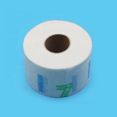 China 100% Wood Pulp Salon Hairdressing Barber To Use Haircut Client Protection Neck Strips Paper For Roll for sale