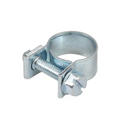 China Mini Hose Clamp Galvanized Hose Clip for sale