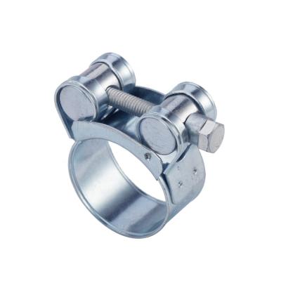 China Standard Galvanized Steel High Pressure Heavy Duty Single Bolt Hose Pipe Clamp for sale