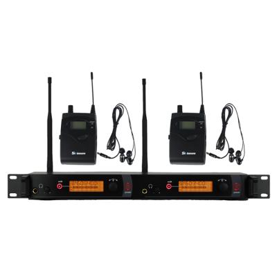 China Perfect sound. Can connect 40 wireless professional bodypack microphone M-2050 IEM karaoke stage in ear monitor for sale