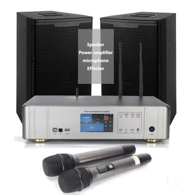 China Perfect Noise Sinbosen Home Audio Amplifier Sound System with Microphone Effector DJ Amplifier and Speaker for sale