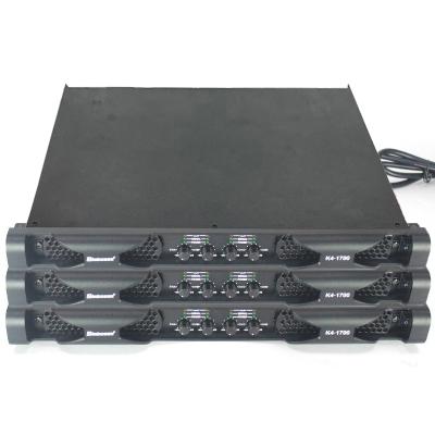 China Good Sound Quality Professional 4 Channel k4-1700 Class D Power Amplifier Perfect Digital Professional/1U/4CH/Class D Sinbosen for sale