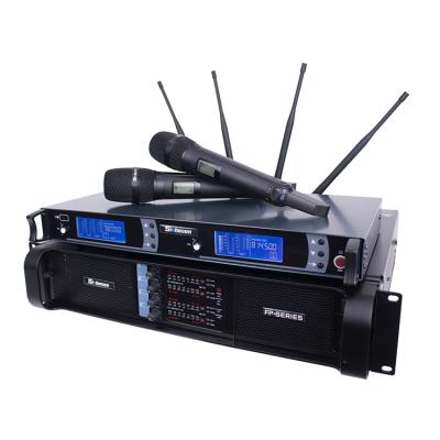 China Performance Amplifier AS-9K DJ UHF Wireless Microphone/Karaoke/Party/Concert/DJ Music Stage Karaoke Sound System Equipment DS-10Q for sale