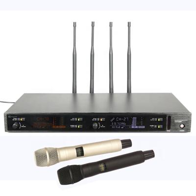 China 400 meters of the latest 220D UHF digital wireless microphone stage headset professional handheld karaoke performance for sale