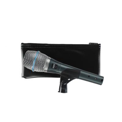 China Microphone Sinbosen B-87 xlr vocal microphone handheld recording wired condenser microphone with stand for sale