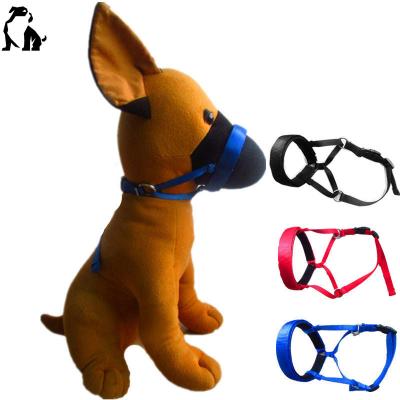 China HANDOU Viable Portable Nylon Muzzle Anti-bite And Comfortable Dog Muzzle Adjustable Anti-call Training Dog Muzzle for sale