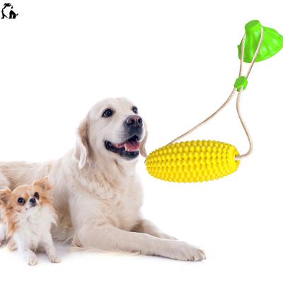 China Sustainable Suction Cup HANDOU Molar Leakage Dog Toys Bite Conflict Resistant Pet Toys for sale