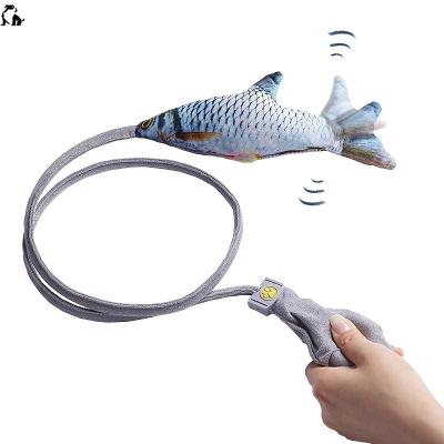 China Wholesale Cat Toy Fish Simulation Instrument Cat Airbag HANDOU Pet Stuffed Interactive Toys for sale