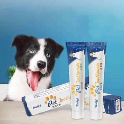 China LOW MOQ Factory Vanilla/Wholesale Pet Stocked Cat Dog Toothpaste Beef Flavors for sale