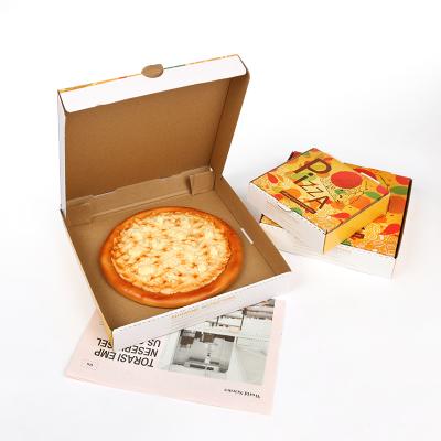 China Disposable made in china custom logo printing box for corrugated pizza food packaging box product packaging box for sale