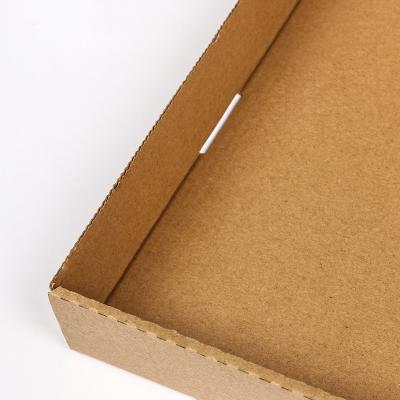 China Recyclable Wholesale Corrugated Color Print Kraft Paper Box For Pizza Pizza Custom Printing Box for sale