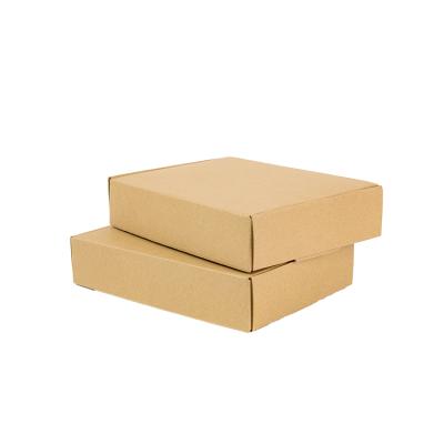 China Recyclable Foldable Plain Corrugated Kraft Paper Airplane Box Underwear Packaging Box for sale