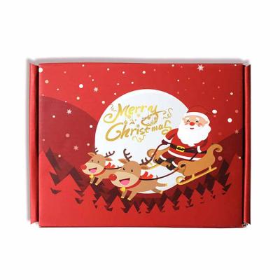 China Recyclable Customize Creative Christmas Pattern Airplane Box Scarf Socks Packaging Gift Box for sale