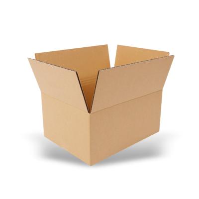 China Recycled materials spot logistics express packing box corrugated packing box square large motion box wholesale. for sale