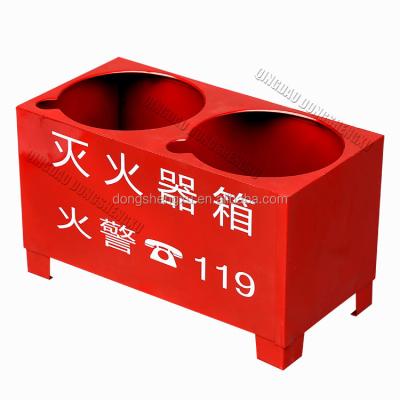 China Rescu System Metal Fire Extinguisher Cabinet Fire Hose Box / Fire Extinguisher Equipment for sale