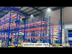 New Type Selective Pallet Racking System For Warehouse Storage