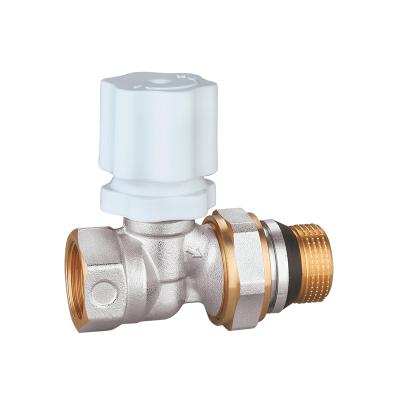 China Chinese Hot Cold Water Mixer Brass Thermostatic Radiator Valves Types For Heating Radiators for sale