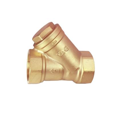 China General Factory Directly Supply Good Selling Brass Foot Valve Strainer for sale