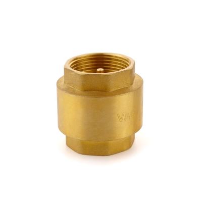 China 1/2 Inch General Water Pump Spring Price List Brass Flap Check Valve Manufacturer for sale