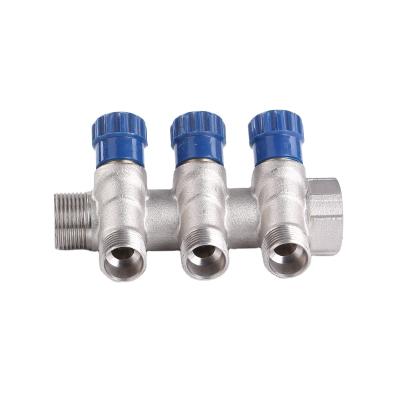 China General Hot Sale Water 3 Valve Manifold For Floor Heating for sale