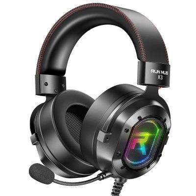 China RUNMUS Gaming Headsets Over Ear Stereo Bass Gaming Headphone With Noise Isolating Microphone For Xbox One K3 for sale