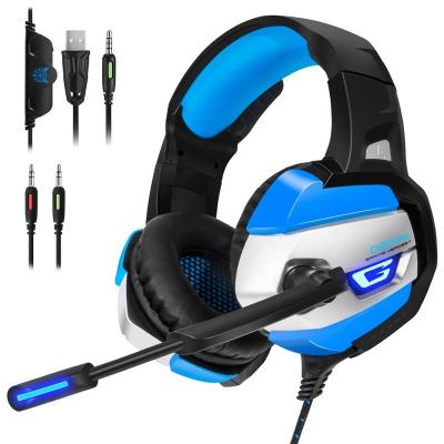 China Top Selling Bestselling Headset PC LED Gaming K5 Earphones With MIC For PS4 for sale