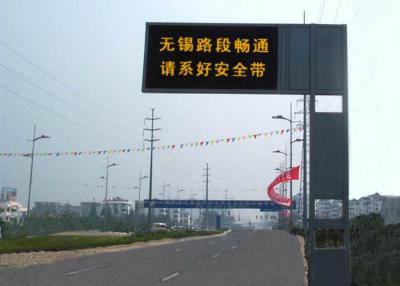 China Cantilever P16 RGB Portable Message Signs , Electronic Highway Message Boards for sale