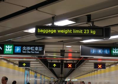 China Super Thin Train Passenger Information System No Electromagnetic Radiation for sale