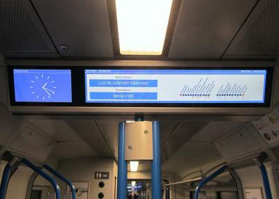 China Professional Electronic Passenger Information Display Audio Capability Available For Subway for sale