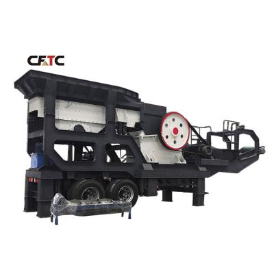 China Complete 200tph quarry mobile stone crusher plant rock crushing plant stone jaw crusher price for sale