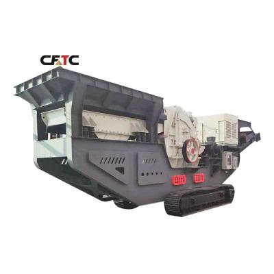 China Quarry Well-Know Supplier of Rail Mounted Mobile Stone Crawler Crusher Plant in China for sale