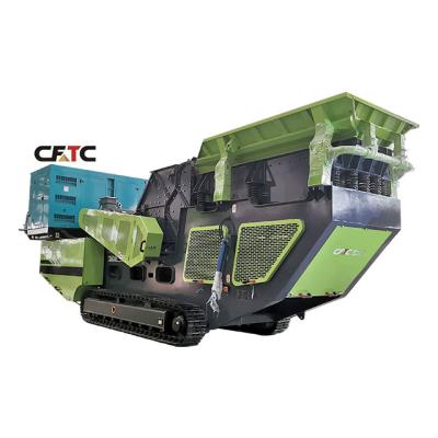 China New Large Mobile Quarry Lime Impact Crushing Plant 350t/h Quarry Sand Crusher Crawler Type for sale