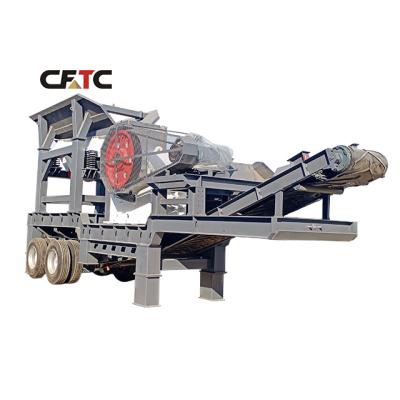 China Quarry CFTC 50-200 tph mobile jaw crusher for sale machinery trader mobile jaw crusher model for sale