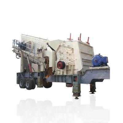 China 80-100 TPH Quarry Stone Crusher Mobile Plant Mobile Impact Crusher For Quarry | Concrete reuse | Operation for sale