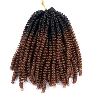 China DEEP WAVE Curly Fiber Spring Loop Hair Crochet Braid High Temperature Twist Hair for sale