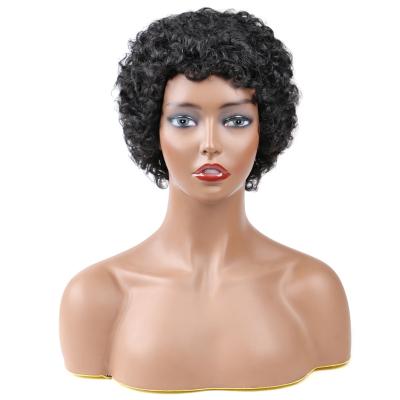 China Afro Synthetic Short African Bobo Wig Curly Kinky Curly Kinky Curly Headwear Small for sale