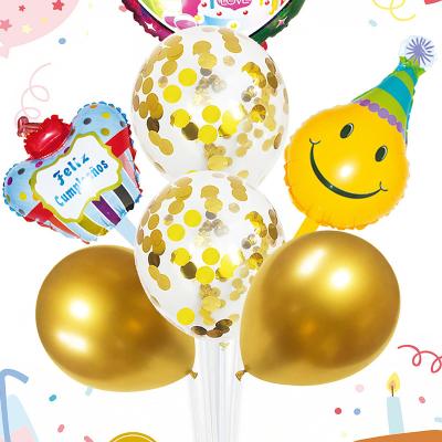 China Gift Toy New design 18 inch table balloon stand birthday party balloon decoration latex balloons for sale