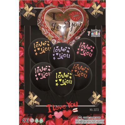 China Letter foil balloon customized I love you valentine balloon for valentine's day for sale