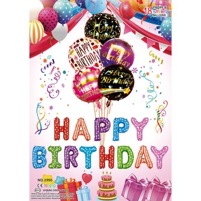 China 21st Happy Birthday Balloon Decorations globos-al-por-mayor globos-al-por-mayor balloon auto shutter banner with bulk balloons for sale