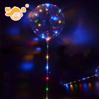 China Promotional Gift Toy Wholesale Birthday Led BOPP Balloons Light for sale