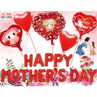 China Happy Gift Toy China Balloons Wholesale Latex Mother's Day Foil Balloons Party Decoration for sale