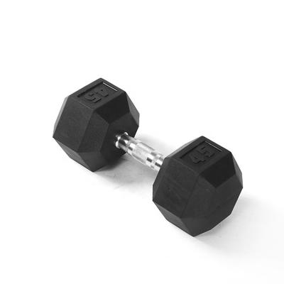 China Wholesale Modern High Quality Gym Dumbbell Hex Dumbbell Set Rubber Rubber Sale for sale